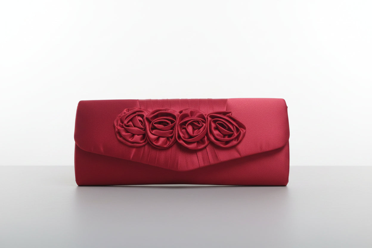 Pochette de soirée 4 fleurs