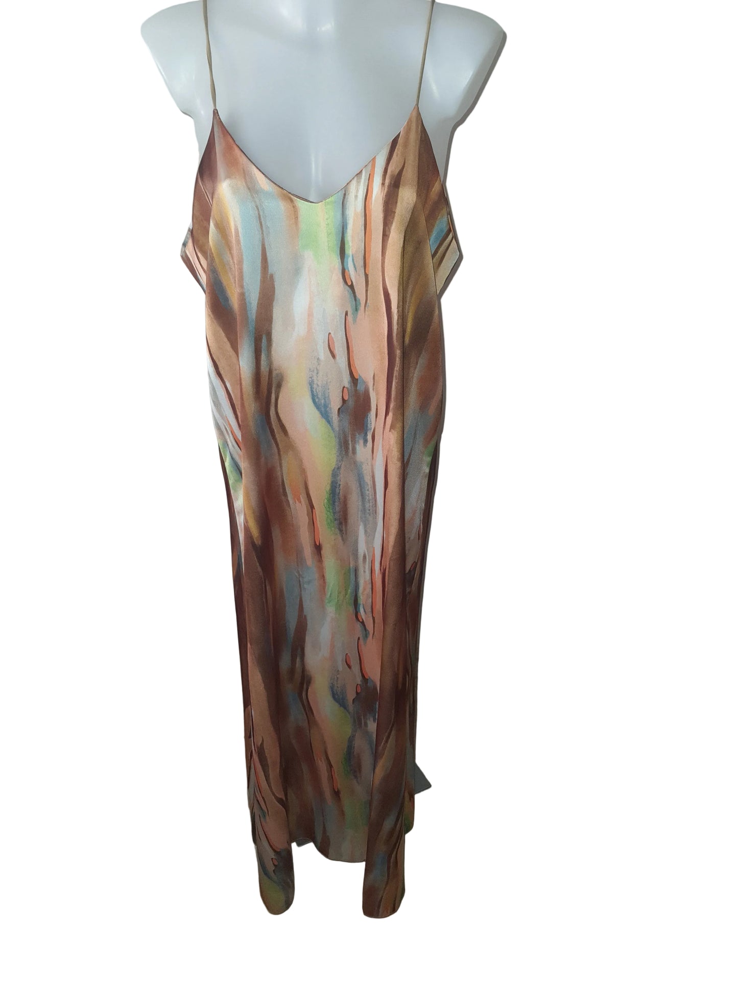 Robe marron multi.
